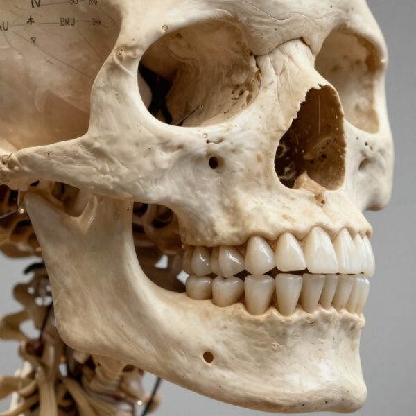 Kość czaszki, w której osadzone są zęby: szczęka i żuchwa – proste wyjaśnienie anatomii