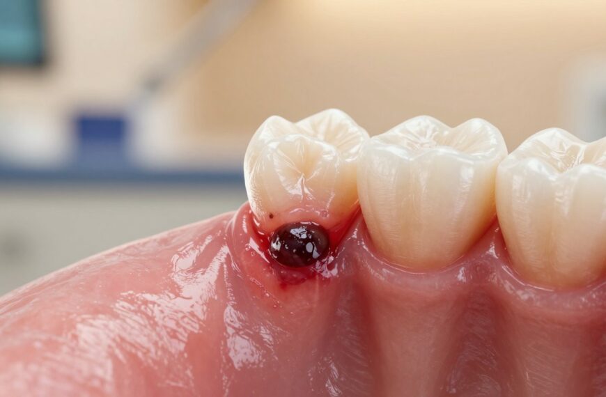 Krwiak na dziąśle: skąd się bierze, jak długo schodzi i kiedy wymaga kontroli