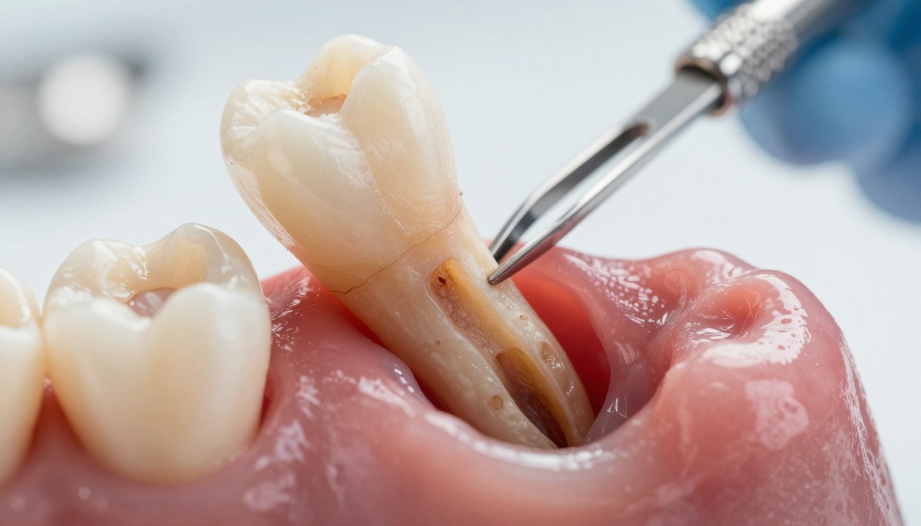 Skutki pozostawienia korzenia w dziąśle