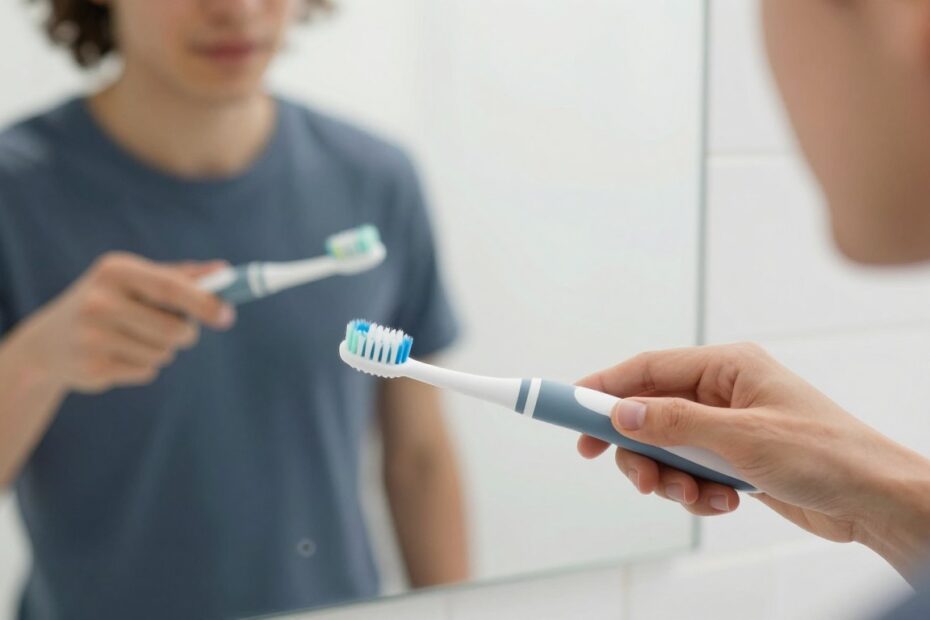 Jak myć zęby szczoteczką soniczną