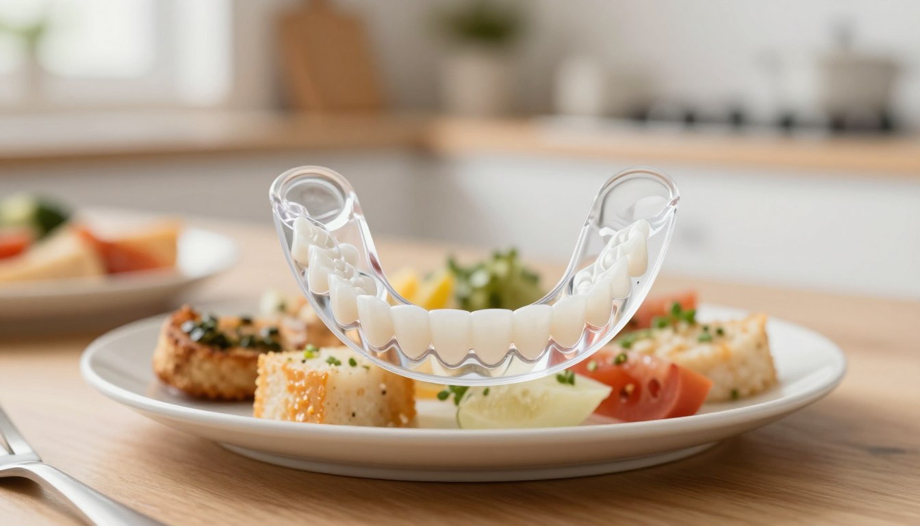 Nakładki na zęby, w których można jeść